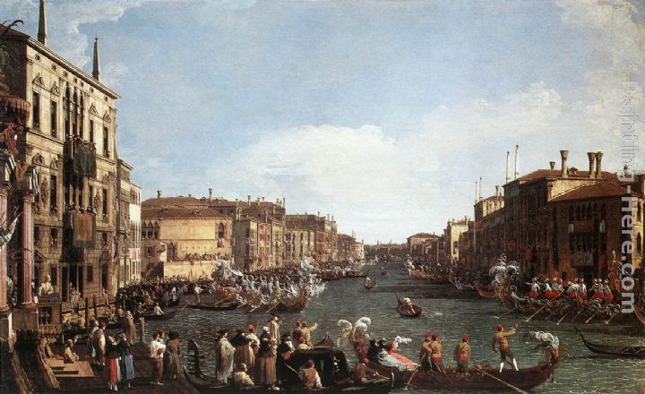 Regatta on the Grand Canal painting - Canaletto Regatta on the Grand Canal art painting